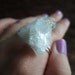 Opal Aura Cluster Ring