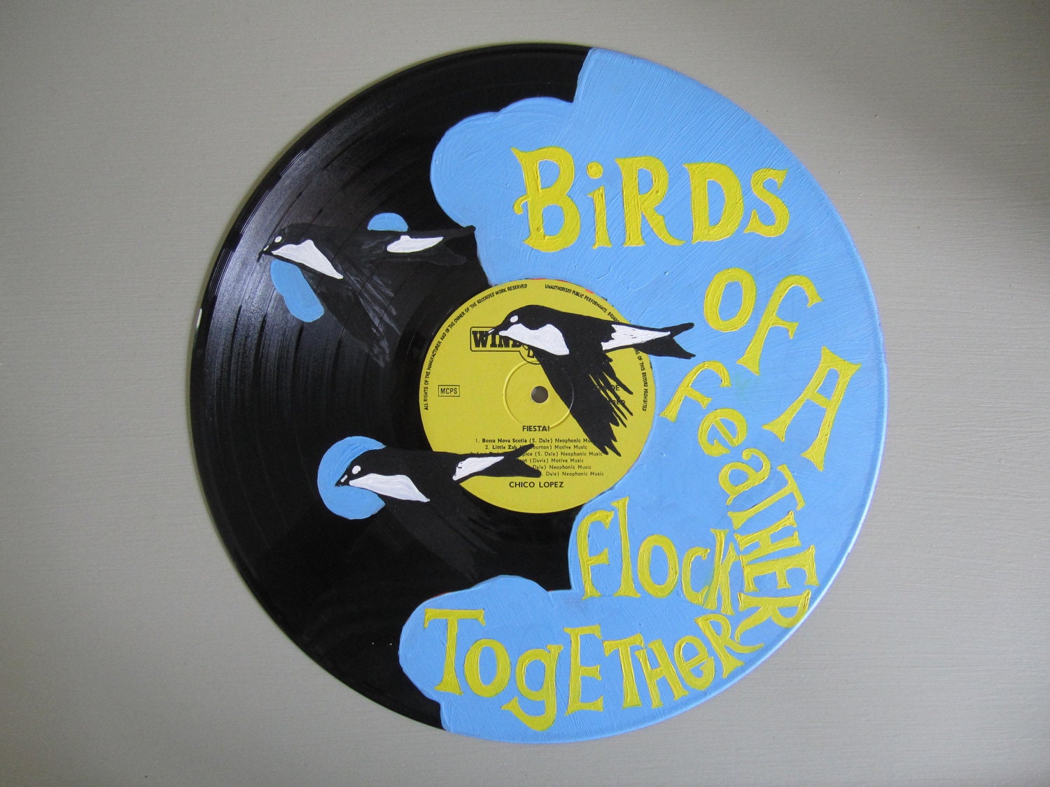 Bird Vinyl Art