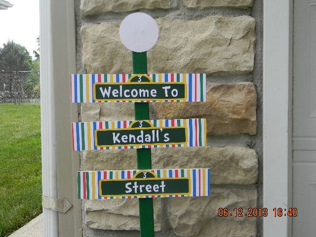 Sesame Street Birthday Yard Sign