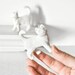 White Glitter Kitties in Florescent Snow Glitter for Winter Wedding Table Settings, Baby Showers, Nursery Decor or Centerpiece Decorations