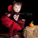 Ladybug Tutu with Sequin Dots - Black and Red Ladybug Theme Birthday Party Outfit - Photography Prop for Newborn Infant Baby and Girl