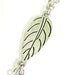 RESERVED Silver Slave Bracelet Ring Leaf Charm Ring Bracelet Hand Harness