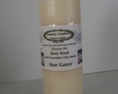 Natural Body Wash - Star Gazer - New heavenly fragrance with Shea Butter, Goats Milk and Silk Protein Conditioners - 8 ounce bottle