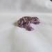 Purple glitter frog