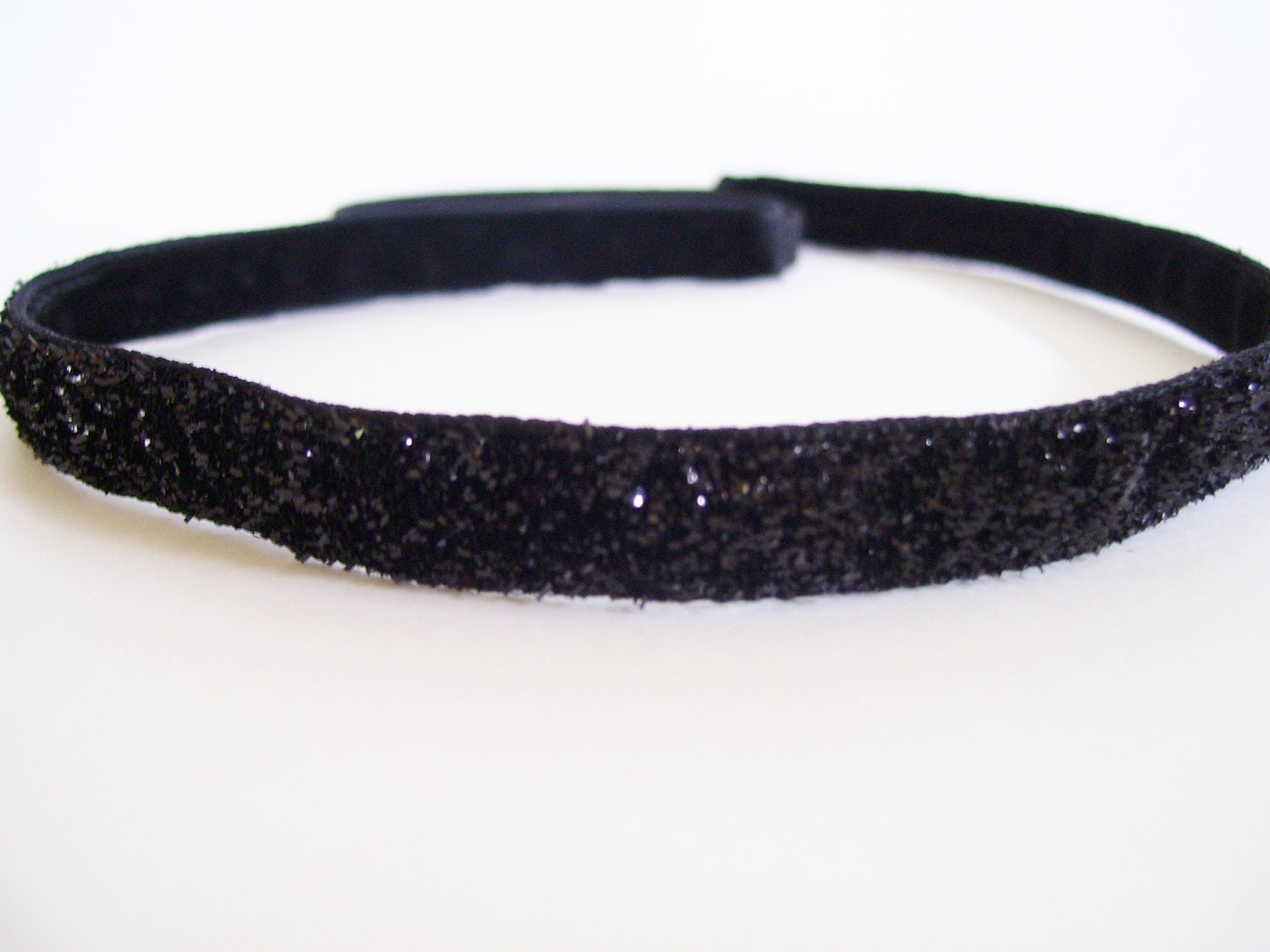 Skinny Sparkles No Slip Headband in Black