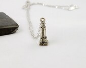 Empire State Building Necklace, Silver