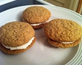 cookie-oatmeal cream pie-just like Little Debbie's...only way better :) 1/2 dozen