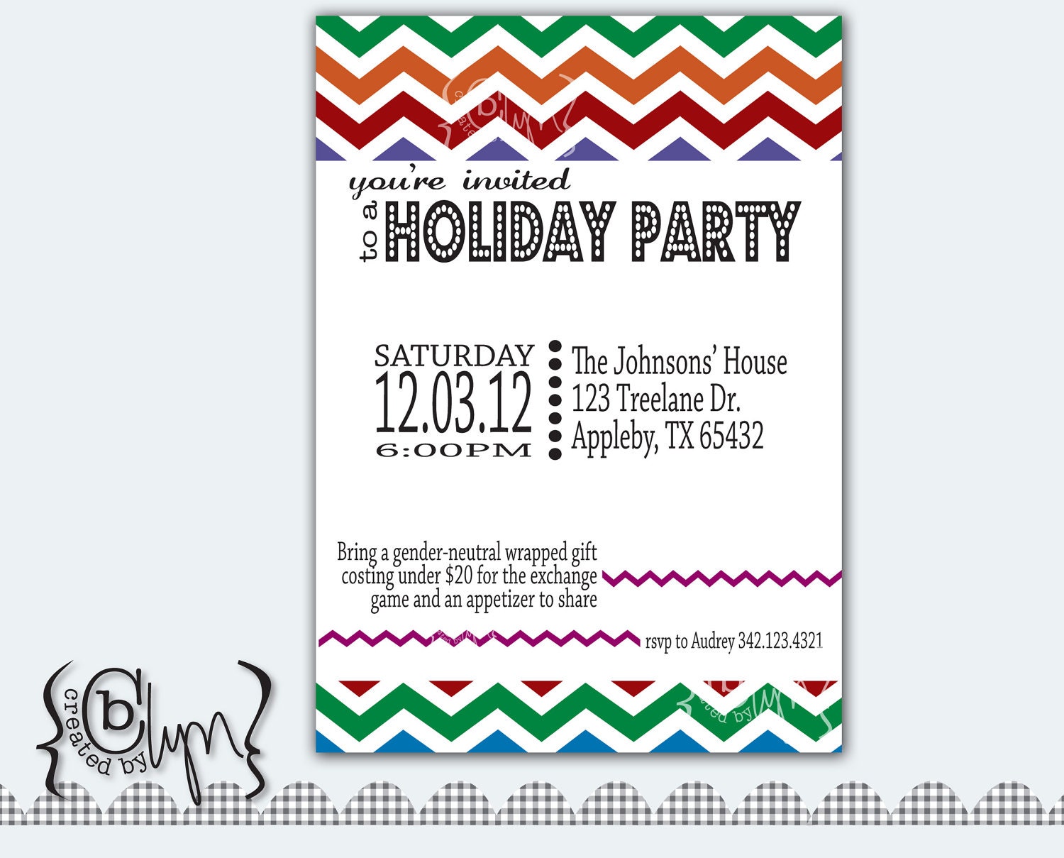 Occasion or Party Invitation