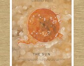 Sol the Yellow Dwarf Star - Heavenly Bodies Series 11" x 14"