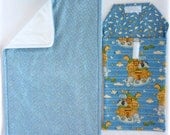Noah's Ark Changing Pouch Set includes: Changing Pad & Pouch