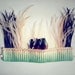 Teal Triangle Feather Headdress