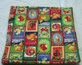 Fruit, Pot Holders, Set of Two, Assorted Fruit Blocks, Seed Packets