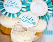 Cupcake Toppers. It's Time Collection.