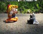 Chibi Sailor Venus and Artemis