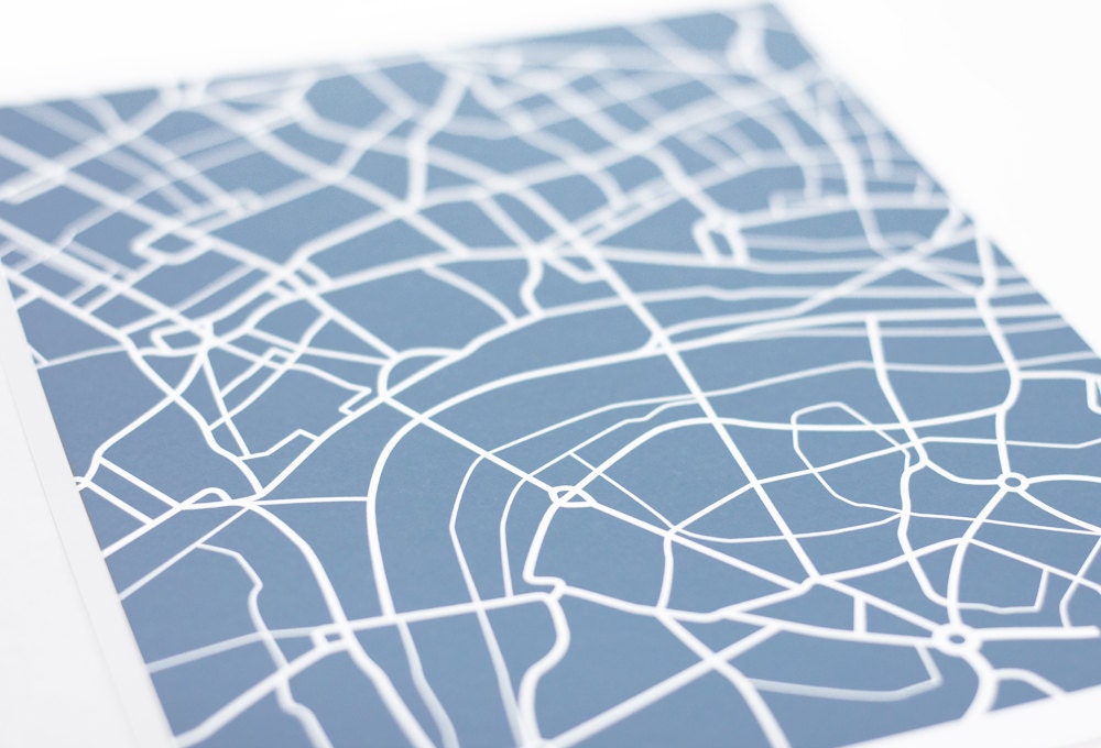 London Map City Print / England UK Poster Line Art Illustration / 8x10 Digital Print / Personalized colors