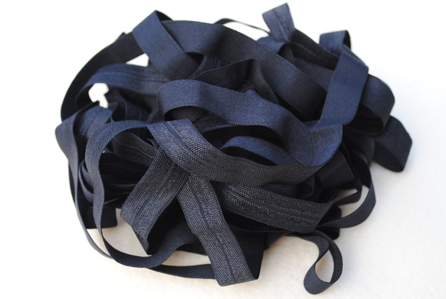 5/8" Fold Over Elastic, 10 yards, Black