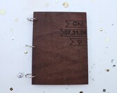 Custom banner wedding guest book with date and initials