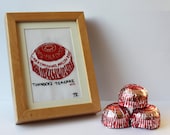 Tunnock's Teacake - Stiitched Artwork