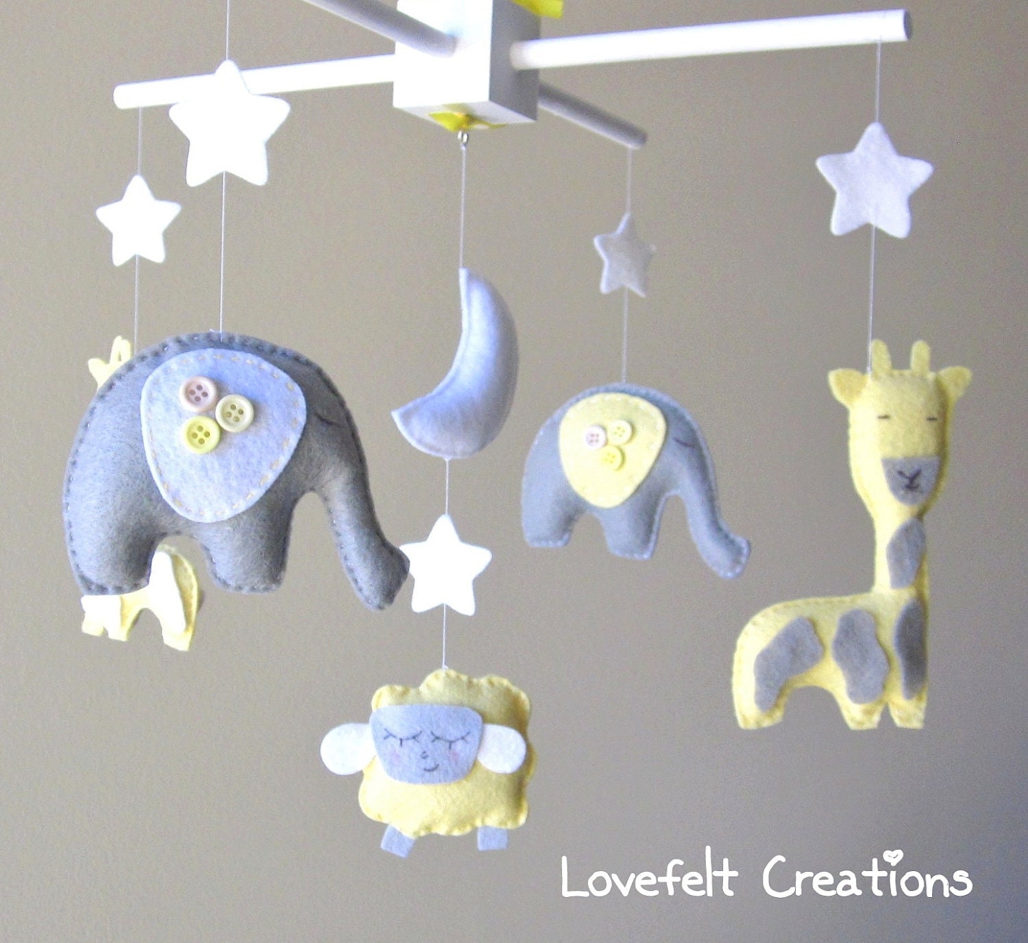 Baby mobile - Custom baby mobile - Elephant Mobile - Giraffe Mobile - Owl Mobile