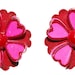 Perfect Mom & Daughter Gift - Mod 60s Flower Earrings - 2 pairs
