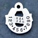Dog Tag Small Dog ID Tiny Tag Lucky Horseshoe Pet ID Tag