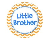 Little Brother Sticker...Customize with Name...or Choose Different Design
