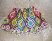 Toddler Girl's Ruffled Skirt / Adjustable elastic to GROW with your child / Custom Made / available in lengths to fit 1 - 5T