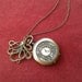 Pirates of Caribbean inspired steampunk pocket watch necklace with octopus charm