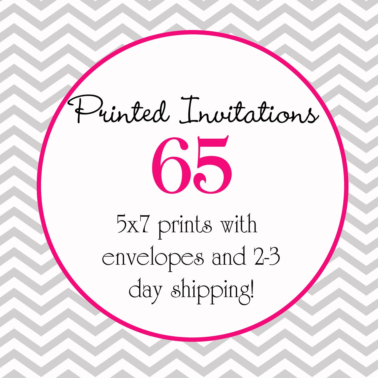 65 Printed Invitations and Envelopes Il_570xn