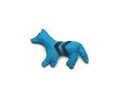 Fox chevron magnet black and teal, number 187