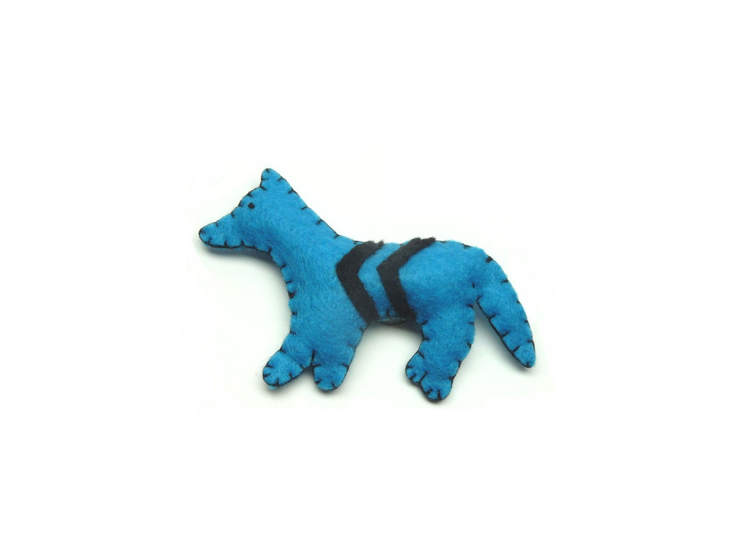 Fox chevron magnet black and teal, number 187