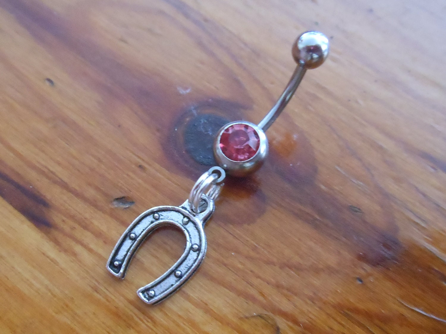 horseshoe belly rings