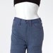 80s Vintage Shorts Denim Pattern Red Stitching Small Medium