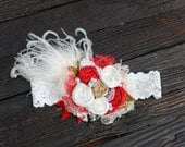 Le Neige J'adore Headband by London Raquel Valentines/ Christmas Holiday collection