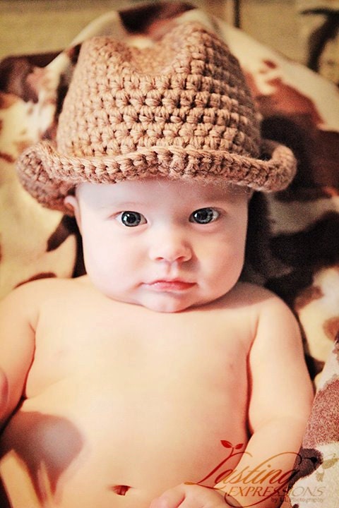 Crochet Cowboy Hat