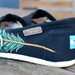 Peacock feather TOMS