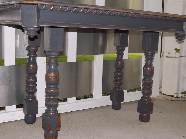 Antique Sofa/Console Table Re-purposed from a Early 1900's Dining Room Table-RESERVED- 