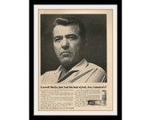 CARROLL SHELBY Photo Dep Hair Print Ad "Hair Styled" Vintage Celebrity Advertising Wall Art Decor