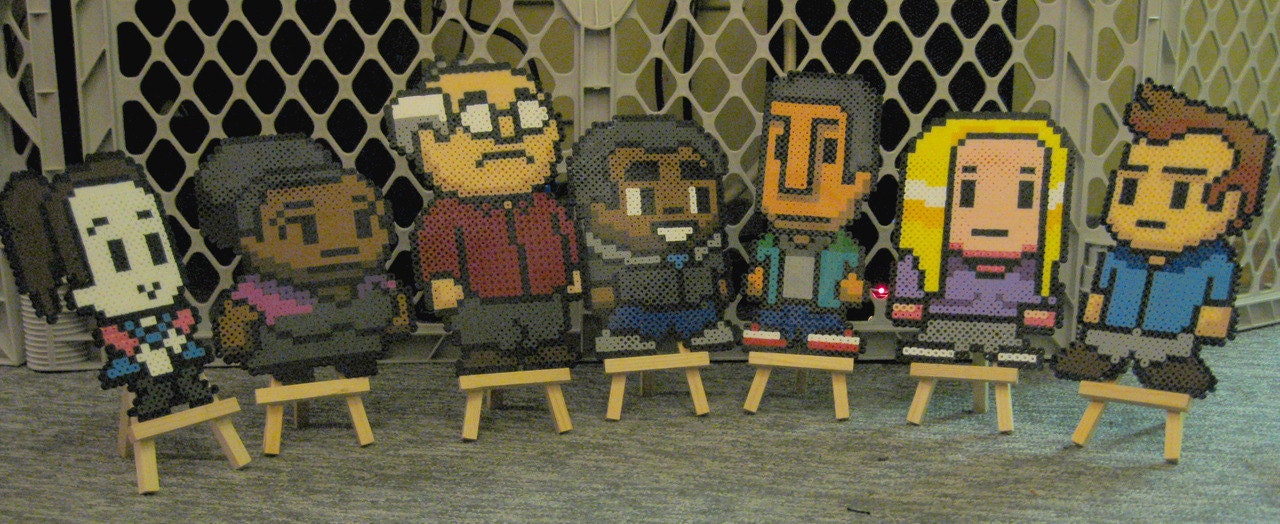 Community Pixel Bead: 1 Set of 7 Characters
