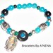 Bracelet: Opal set in  925 Sterling silver, Jade, Jasper and Hematite