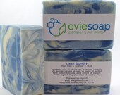clean laundry - Handcrafted Vegan Soap - fresh linen, lavender, white musk