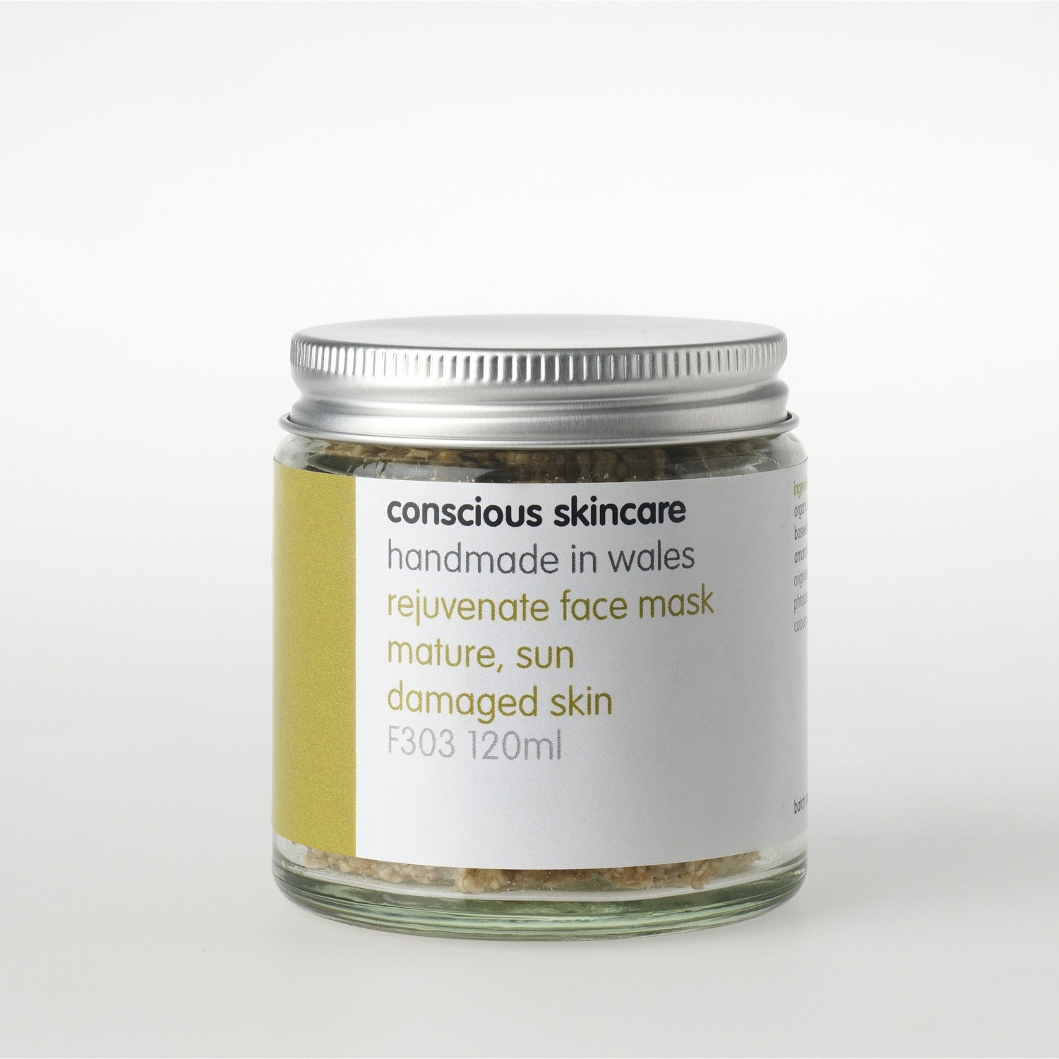 Organic Face Mask for Mature Skin. 100% Chemical Free. Organic Skincare. 120ml.
