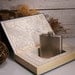 Hollow Book Safe & Whiskey Hip Flask - George Washington