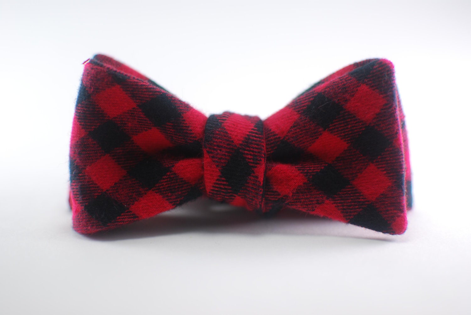 Buffalo Check Flannel Bow Tie