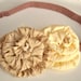 Floral Headband Elastic Headband Rosettes