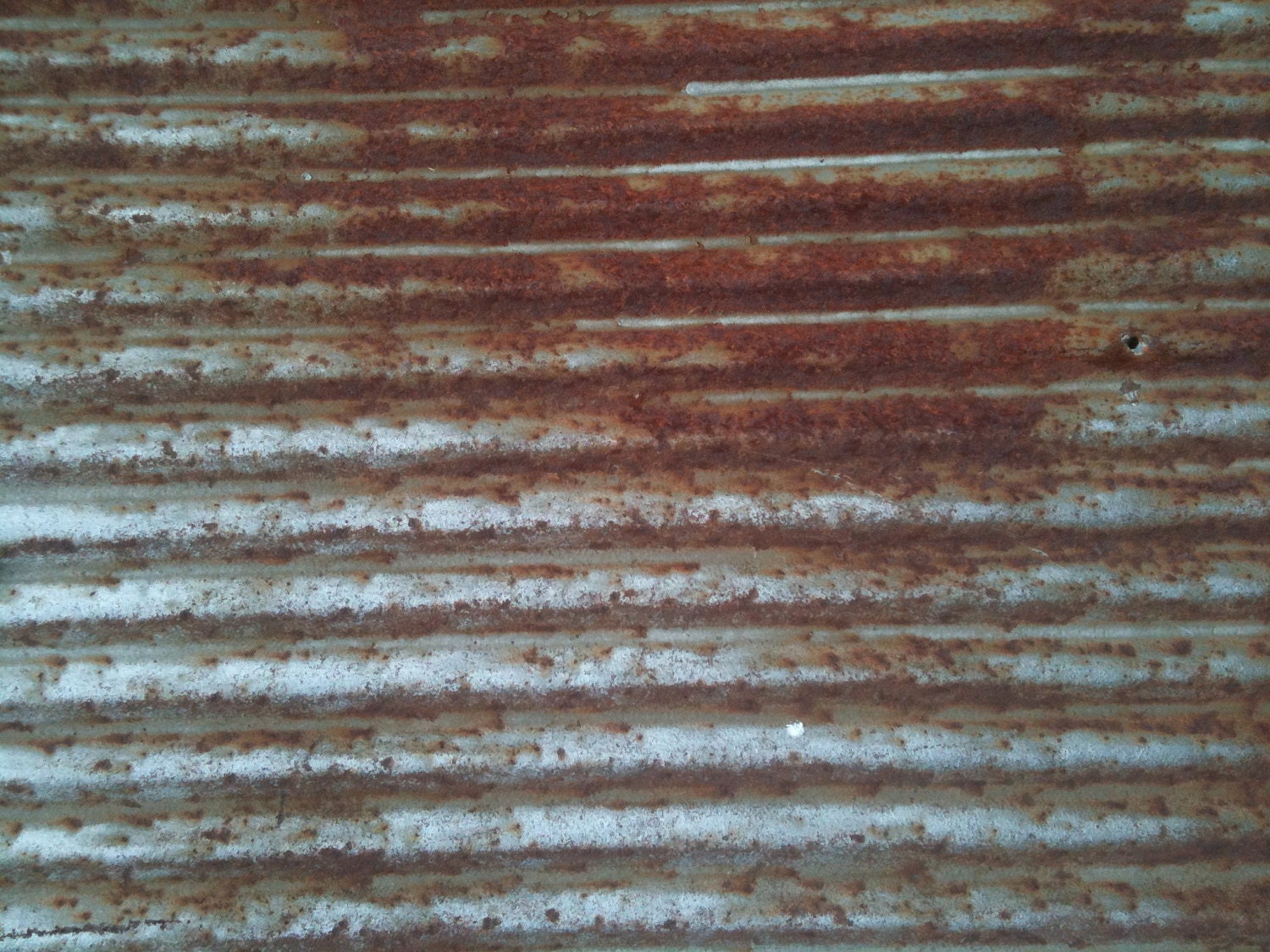 DIY Barn Roof Tin Rusty- Reclaimed Rustic Scrap - Industrial Decor / Craft 12"X12"