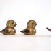 Antique Asian Gold Leaf Duck Figures, Signed