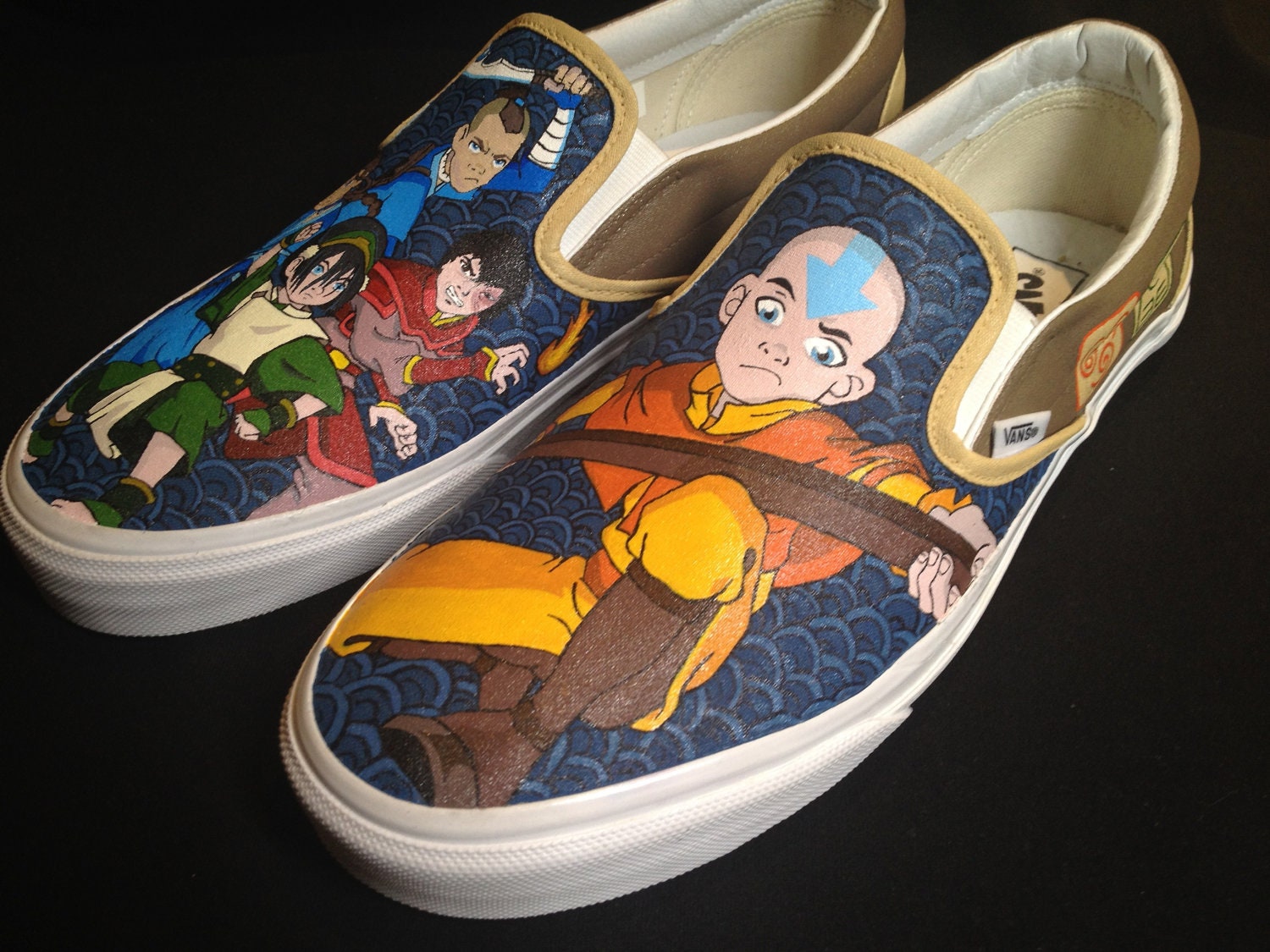 Custom Hand Painted Shoes - Avatar the Last Airbender