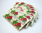 50 pieces - Vintage un-used 1982 20 cent International Peace Garden stamps - great for the extra ounce surcharge on wedding invitations