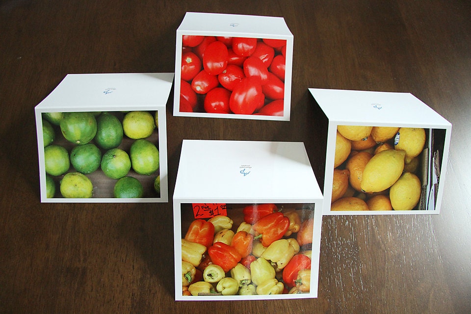 Garden Variety - Set of 4 Variety Cards Blank Inside Glossy Vibrant Color 4x5.5"